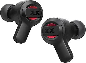 JVC HAXC62TR XX True Wireless Earbuds Black Red — main product image