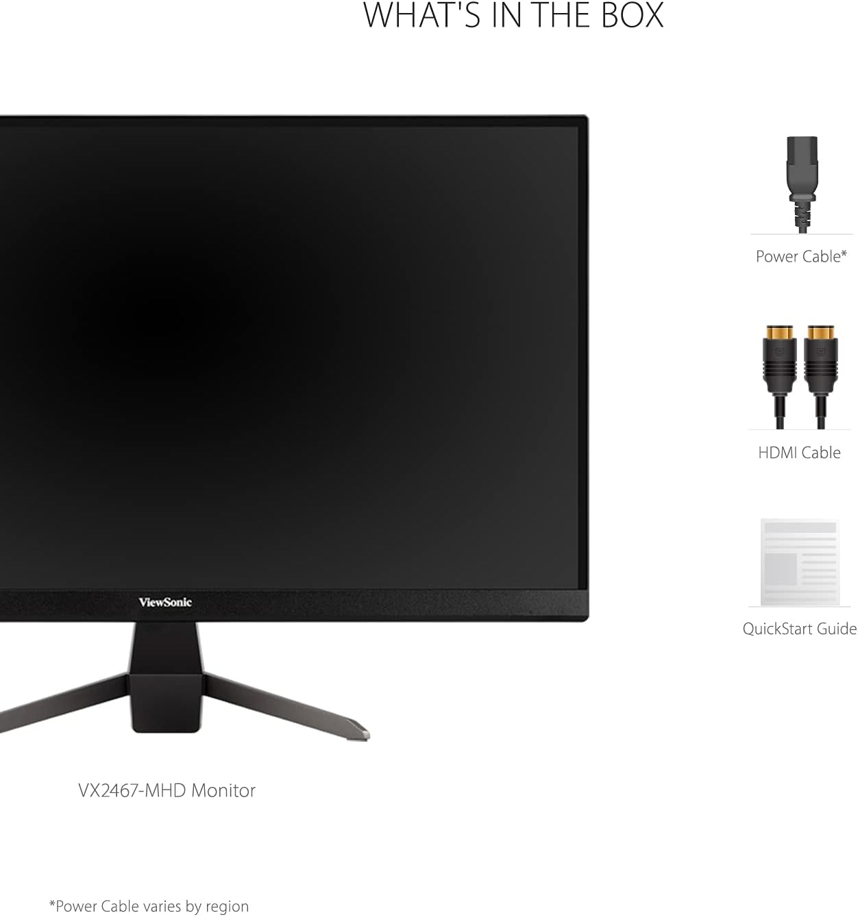 ViewSonic VX2467-MHD 24 Inch 1080p 100Hz Gaming Monitor