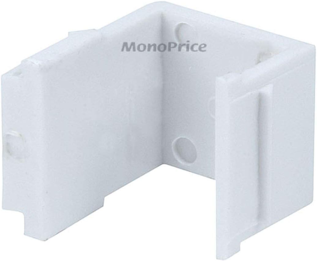 Monoprice 106539 White Wall Plate Inserts 10-Pack