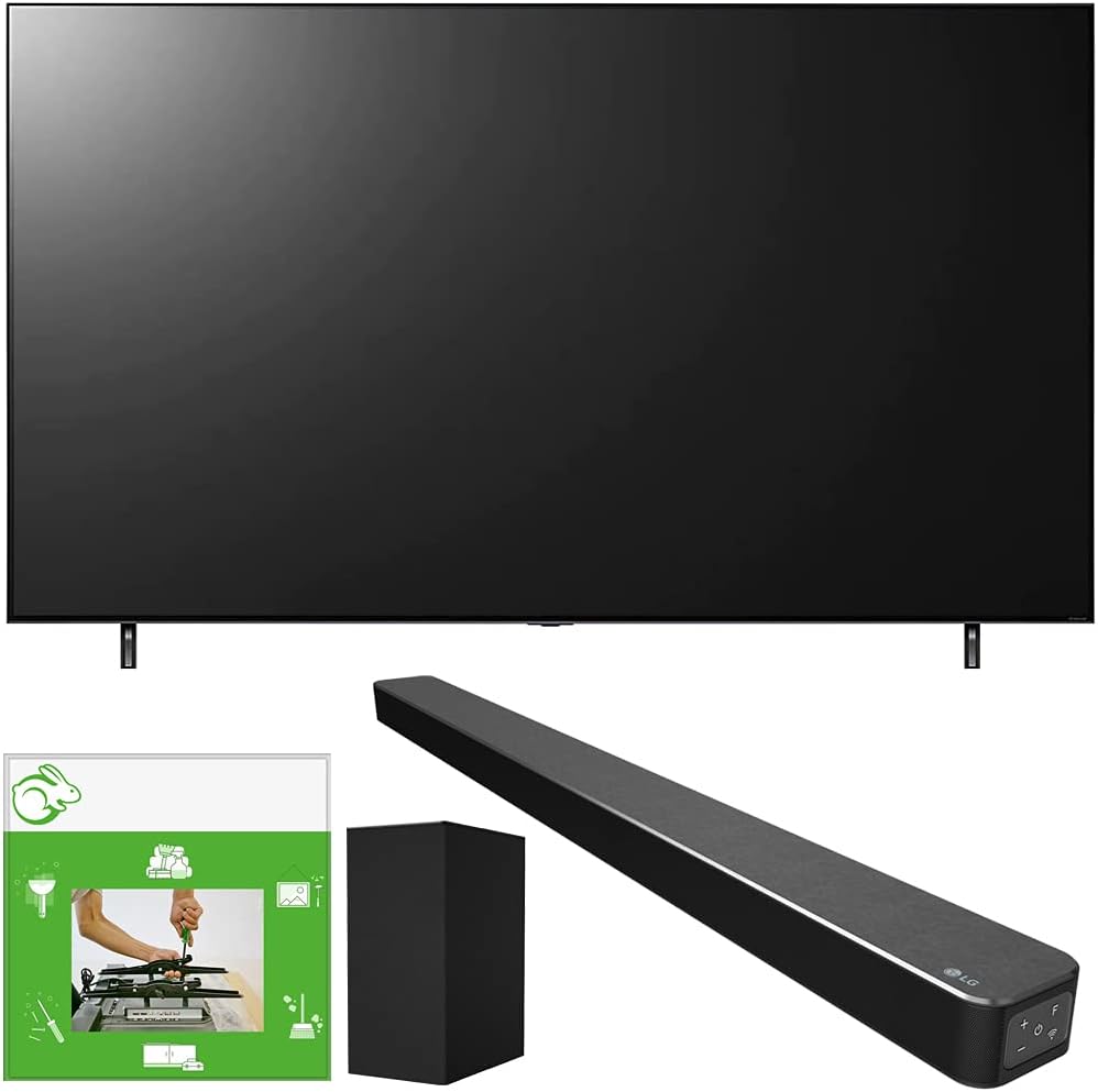 LG E29LG86NANO90UPA 86" 4K NanoCell TV Sound Bar Bundle