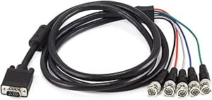 Monoprice 100566 6FT VGA to 5 BNC RGB Video Cable