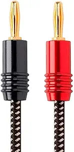 Monoprice 134305 Premium 14AWG Speaker Wire Banana Plugs