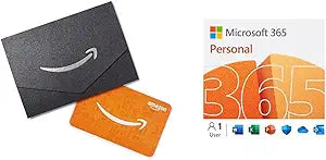 Microsoft 365 Personal + $10 Amazon Gift Card — main product image