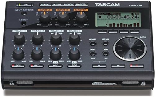 Tascam E1TSDP006 DP-006 6-Track Digital Portastudio Recorder Bundle