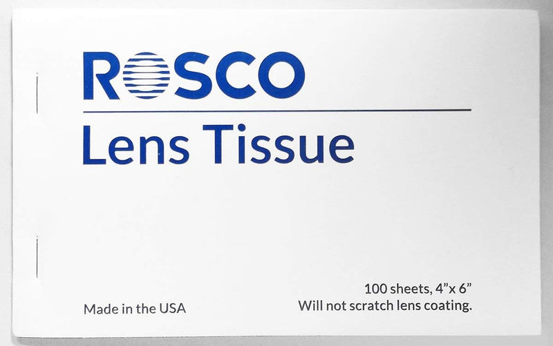 Rosco 855072040406 Lens Tissue - 4x6, 100 Sheets — main product image