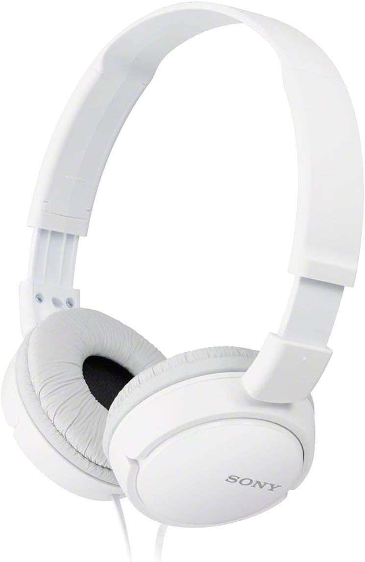 Sony ZX110 MDRZX110W Overhead Headphones White — main product image