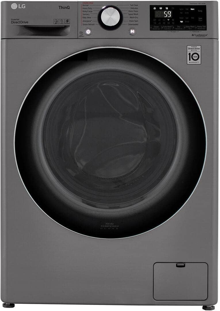 LG WM3555HVA 24-Inch Smart Washer Dryer Combo — main product image