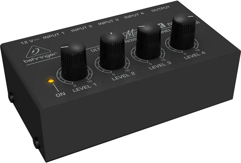 Behringer Micromix MX400 Ultra Low-Noise 4-Channel Line Mixer — main product image