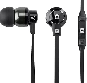 Monoprice 114088 Large-Driver Earbuds with Microphone