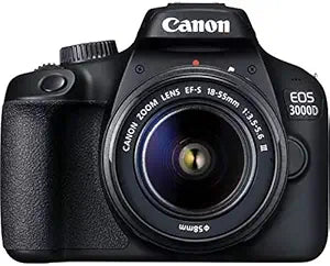 Canon EOS 3000D with 18-55 Lens DSLR Camera