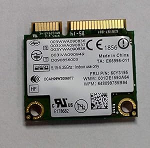 Intel 60Y3195 Wifi/Wimax 6250ANX Wireless Card