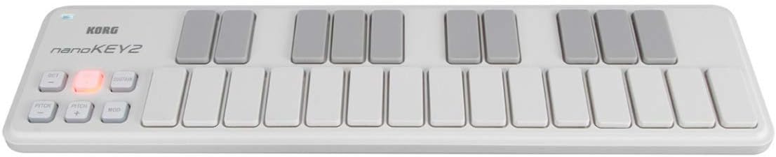 Korg NANOKEY2WH 25-Key Slim MIDI Controller
