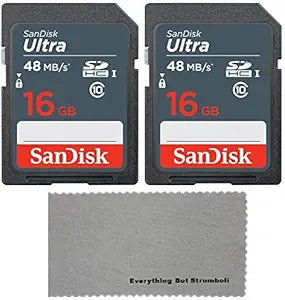 SanDisk SDSDUN--016G-2PK-MFC 16GB Class 10 SDHC Card 2-Pack