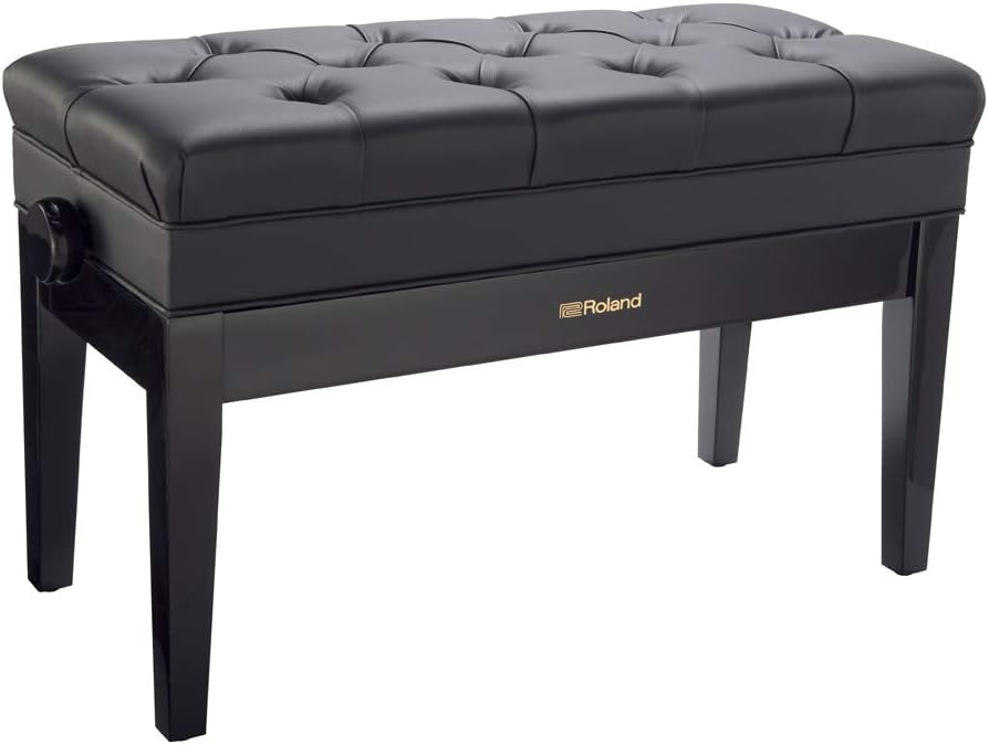 Roland RPB-D500PE-US Piano Bench with Storage - Polished Ebony