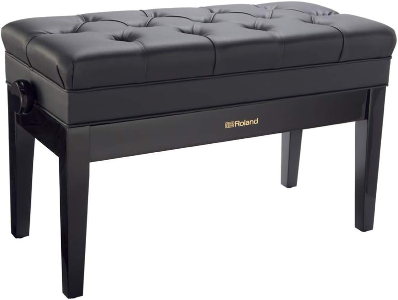 Roland RPB-D500PE-US Piano Bench with Storage - Polished Ebony — main product image