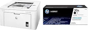 HP M203dw Laser Printer + Black Toner