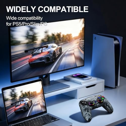 Gamrombo Wireless PS5 Controller with Hall-Effect Sticks — main product image