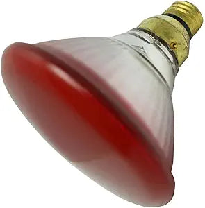 GE Lighting 13472 85-Watt PAR38 Red Incandescent Bulb