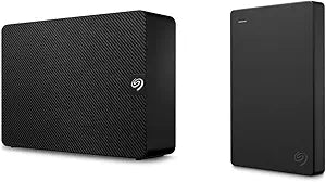Seagate Expansion 10TB External HDD with 2TB Portable Drive — main product image