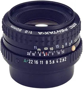 Pentax SMCP-A 50mm f/2.0 Manual Focus Lens — main product image