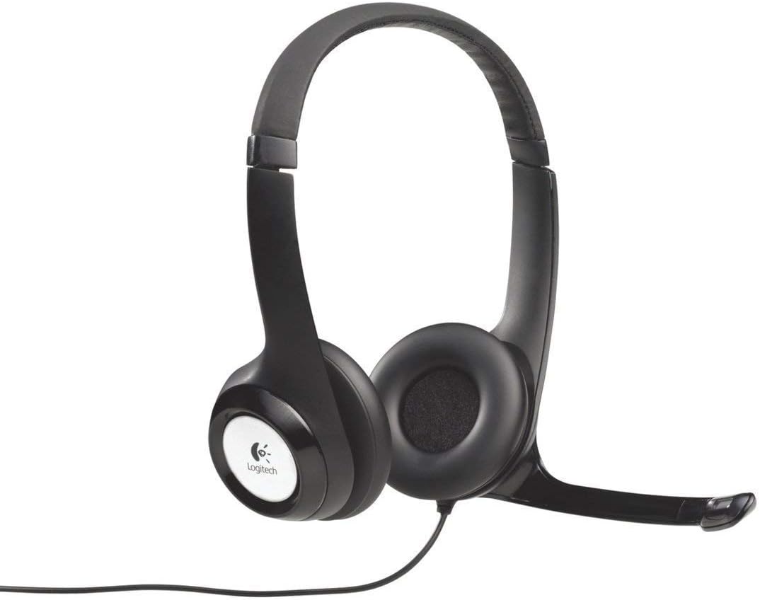 Logitech H390 USB Computer Headset Noise Canceling Microphone Renewed