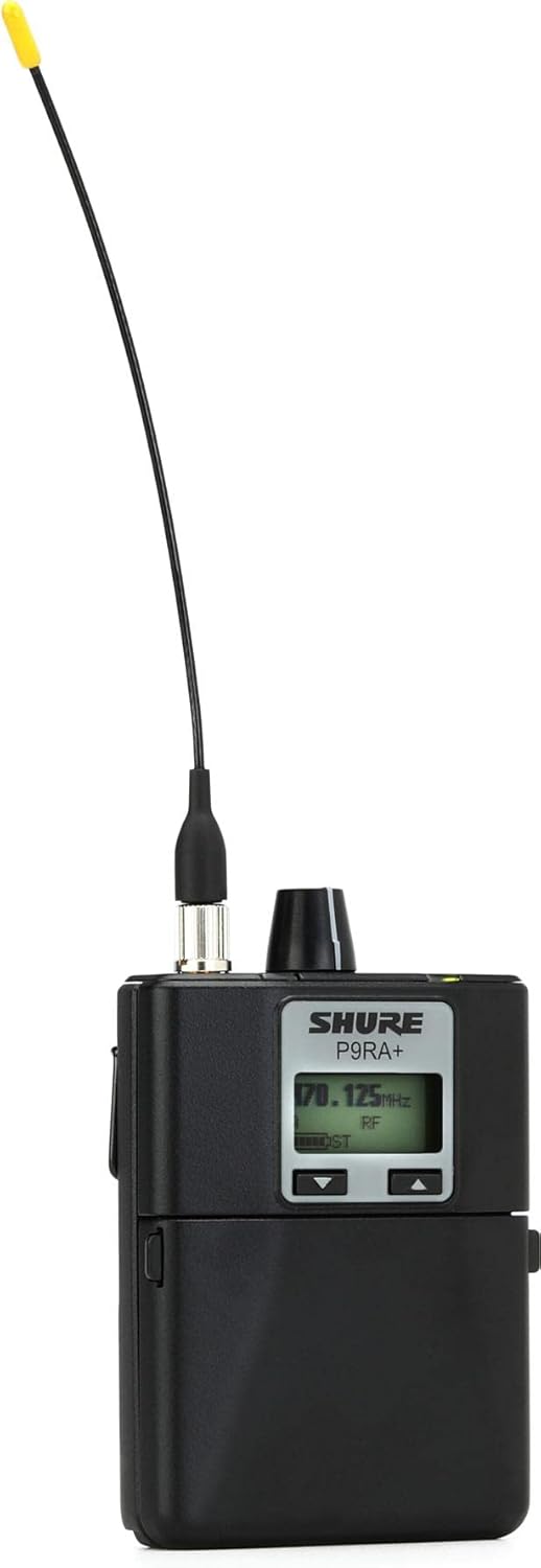 Shure P9RA+ Wireless Bodypack Receiver - G6 Band — main product image