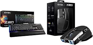 EVGA Z20 X20 RGB Optical Mechanical Gaming Keyboard Mouse