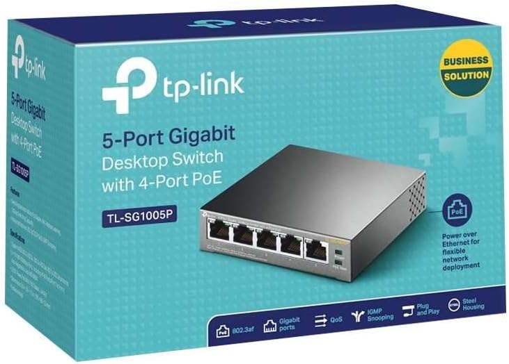 TP-Link TL-SG1005P 5 Port Gigabit PoE Switch
