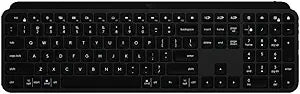 Logitech 920-009294-cr MX Keys Graphite Wireless Keyboard Renewed