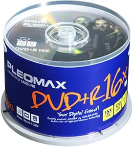 Samsung DXP47650CK - Pleomax 16X DVD+R 4.7GB 50-Disc Spindle