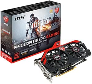 MSI R9 270 Gaming 2G BF4 Graphics Card — main product image