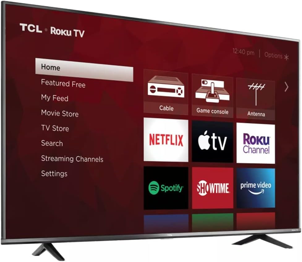 TCL 43S433 43-Inch 4K UHD Roku Smart TV HDMI Wi-Fi