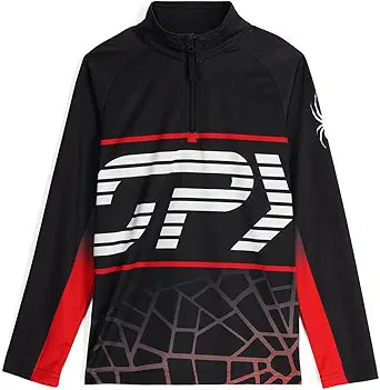 Spyder 38C125306 Boys' Web Half-Zip T-Neck — main product image
