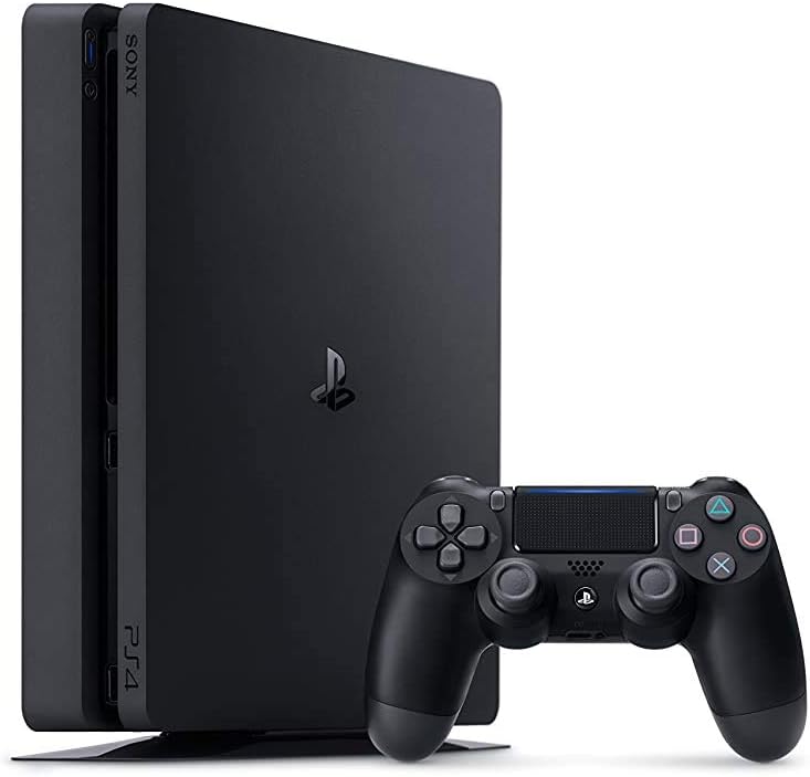 Sony PlayStation 4 Slim 500GB Black (Renewed)