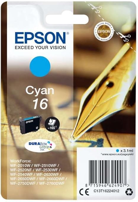 Epson 235M134 Cyan Ink Cartridge C13T16224010