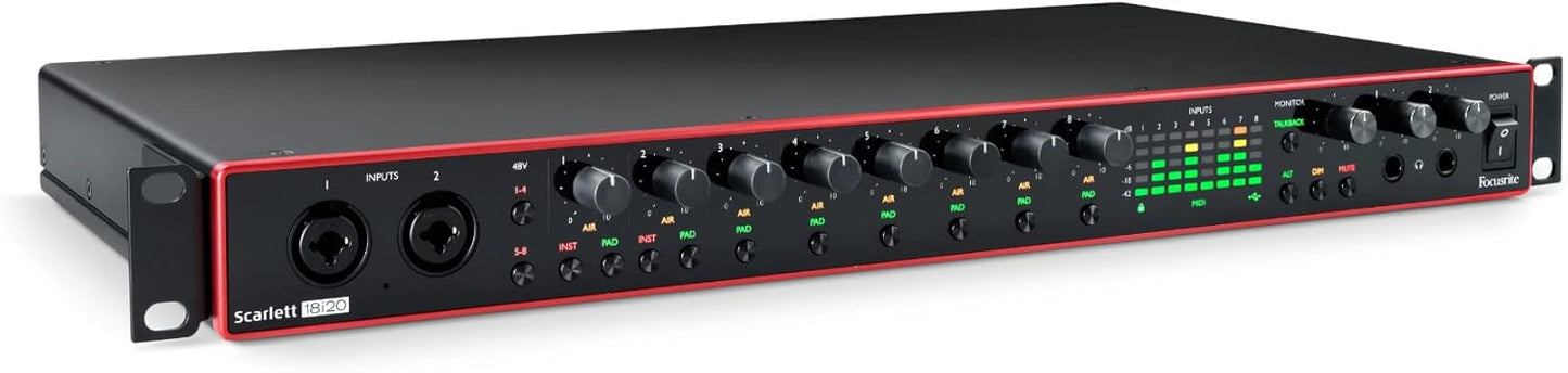 Focusrite Scarlett 18i20 3rd Gen USB Audio Interface Bundle