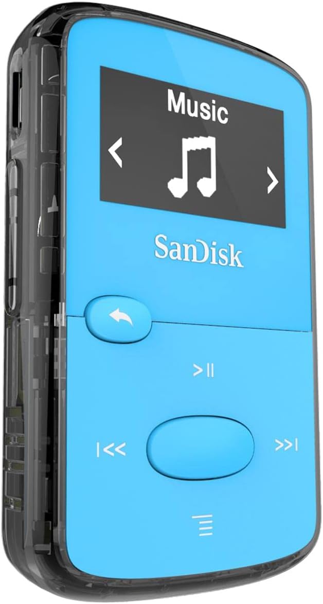 SanDisk SDMX26-008G-G46B Clip Jam 8GB MP3 Player Blue
