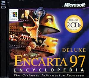 Microsoft Encarta 97 Deluxe Multimedia Encyclopedia CD-ROM