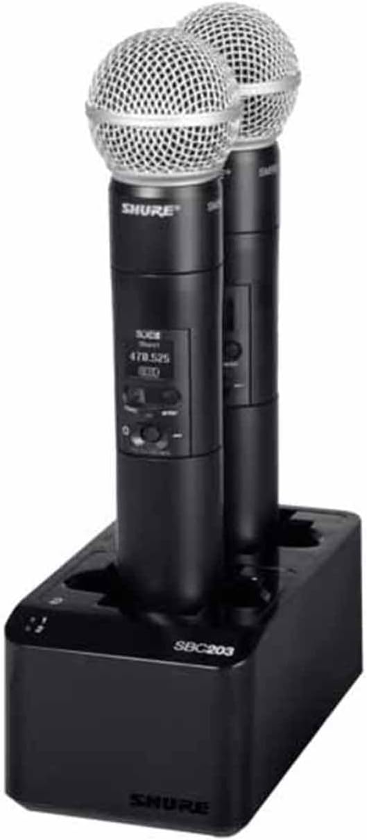 Shure SBC203-US Dual Dock for SLXD Wireless Mics