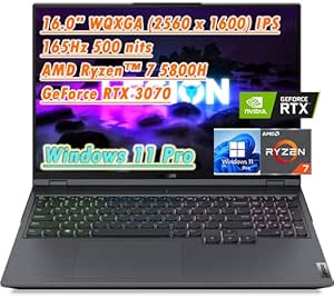 Lenovo Legion 5 Pro 16" RTX 3070 Gaming Laptop