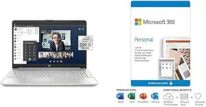 HP 15-Inch FHD Laptop i5 256GB SSD Microsoft 365 — main product image