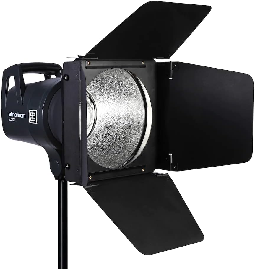 Elinchrom 26041 Barndoor 21cm (8.3’’) Kit for Studio Lighting