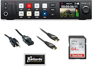 Blackmagic Design HyperDeck Studio HD Plus Recording Bundle