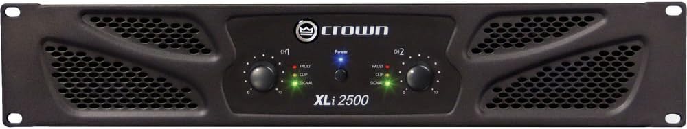 Crown XLi 2500 Stereo Amplifier Bundle Cables