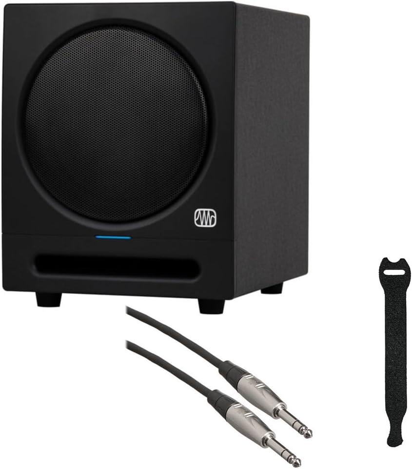 PreSonus ERIS SUB 8BT Bluetooth Studio Subwoofer Bundle
