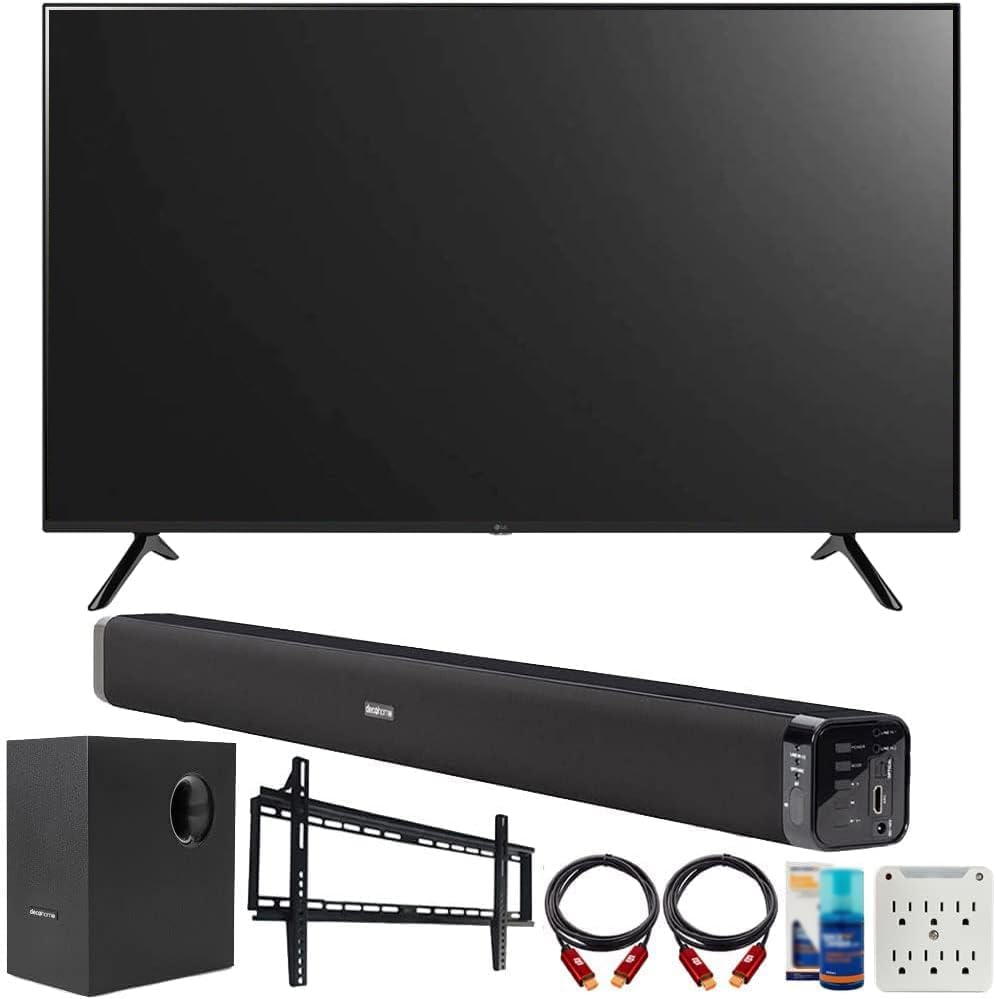 LG E10LG70UQ7590PUB 70" 4K UHD Smart TV Bundle