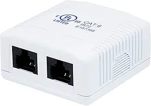 Monoprice 107093 Cat6 RJ45 Surface Mount Box — main product image