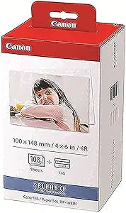 Canon KP-108IN Color Ink & Paper Set - Photo Printing