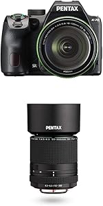 Pentax K-70 Black DA 18-135mm WR Kit + 55-300mm Lens — main product image