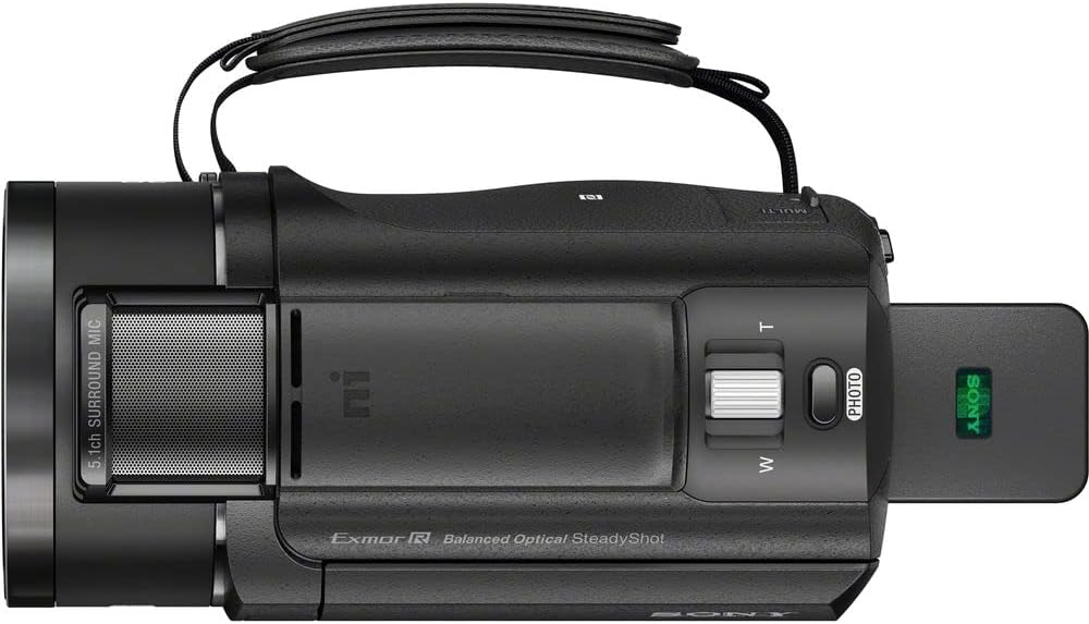 Sony FDR-AX43 4K Handycam Camcorder Bundle (Renewed)
